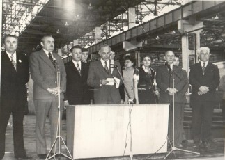 Встреча трудящихся на заводе Химмаш с Польской партийной делегацией