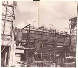 Строительство 6-й технологической линии на Белгородском цементном заводе. 60-е годы. ГАНИБО. Ф. 2080, Оп. 8, Д. 5 (14)