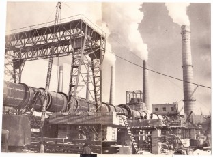 Строительство 6-й технологической линии на Белгородском цементном заводе. 60-е годы. ГАНИБО. Ф. 2080, Оп. 8, Д. 5 (15)