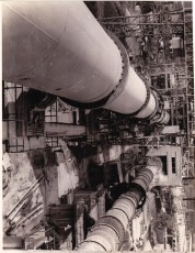 Строительство 6-й технологической линии на Белгородском цементном заводе. 60-е годы. ГАНИБО. Ф. 2080, Оп. 8, Д. 5 (3)