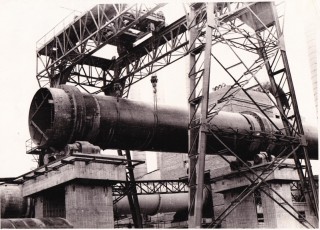 Строительство 6-й технологической линии на Белгородском цементном заводе. 60-е годы. ГАНИБО. Ф. 2080, Оп. 8, Д. 5 (6)