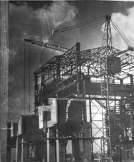 Строительство здания ГОКа № 1. 1974 год. ГАБО Ф. Р-1948, оп. 2